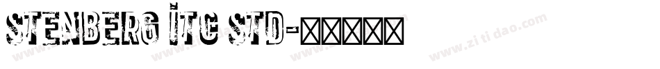 Stenberg ITC Std字体转换
